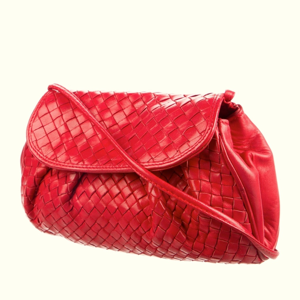 Bottega Veneta shoulder bag - red vintage